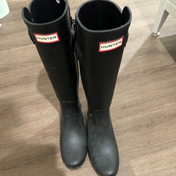 Hunter boots refined back strap - size 7 US - Picture 1 of 4